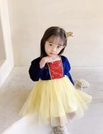 سارافون وارداتی لاینر دار سفید برفی