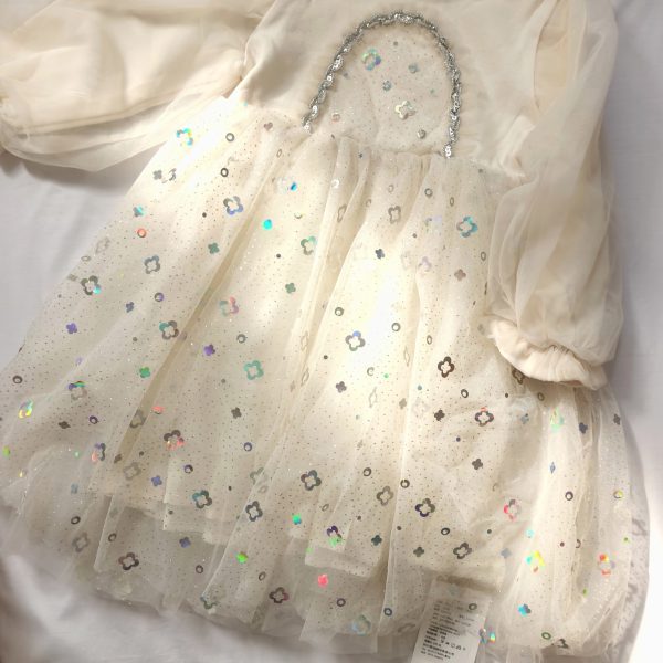 سارافون مجلسی دخترانه وارداتی س ۴-۵ سال