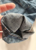 شلوار جین کاغذی دخترانه س 2-3 سال - تصویر 2